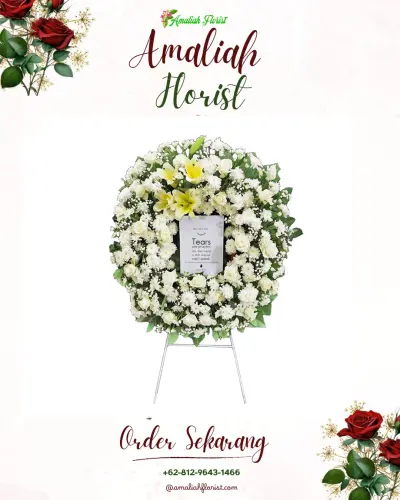 Krans Bunga Duka Cita di Damar Sari