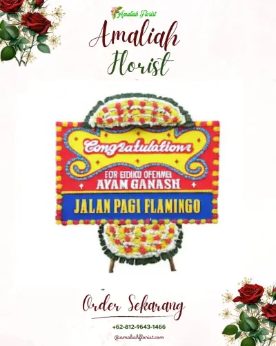 Bunga Papan Congratulation di Damar Sari